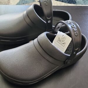 CROCS Black Specialist II Clog with Heel Strap Mens 6 Womans 8